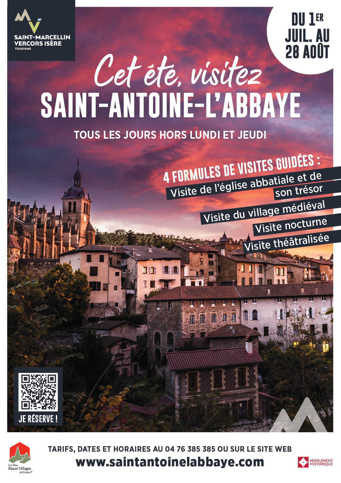 Visites guidées Saint-Antoine-l'Abbaye