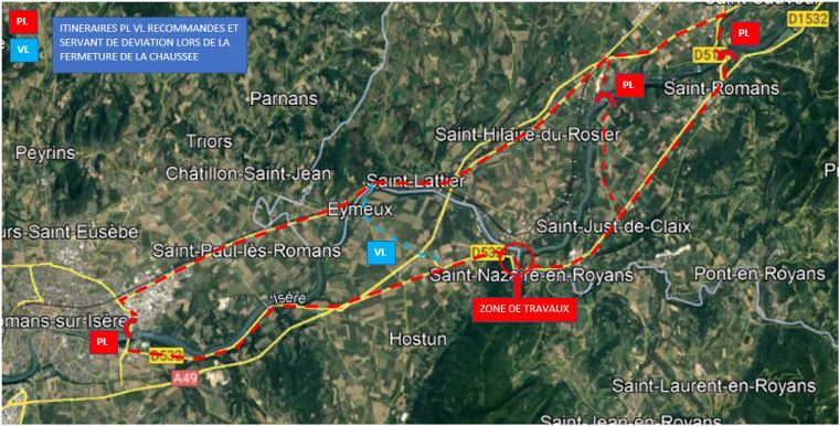 Carte RD76 Fermetures