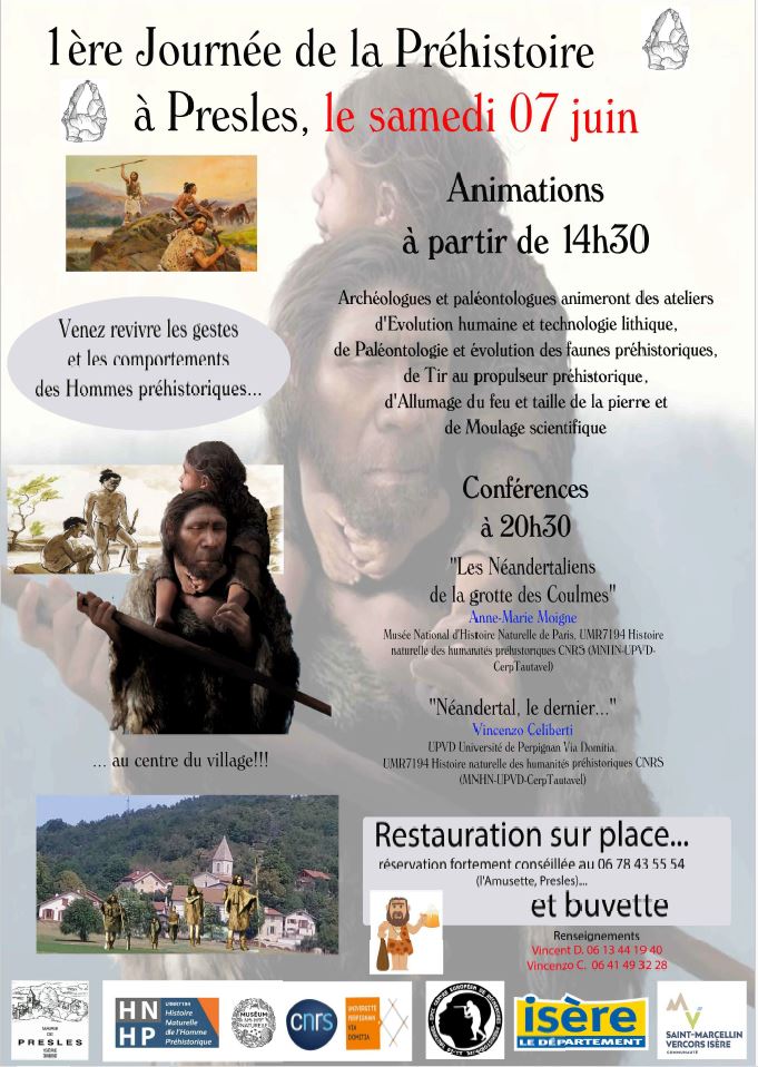 Affiche 1ère journée de la préhistoire